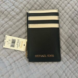 Michael Kors jet set leather card case